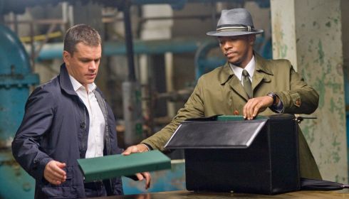 Matt Damon und Anthony Mackie in «The Adjustment Bureau»