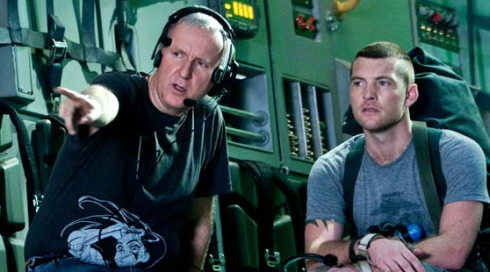 James Cameron zeigt Sam Worthington den Weg nach Pandora