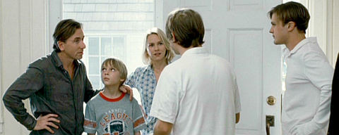 Tim Roth, Devon Gearhart, Naomi Watts, Brady Corbet und Michael Pitt in «Funny Games U.S.»