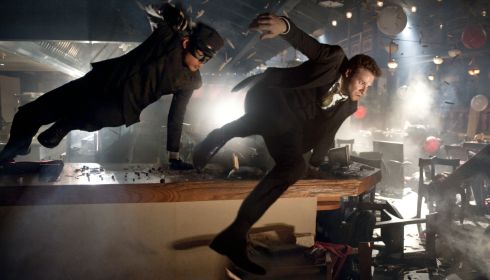 Jay Chou und Seth Rogen in «The Green Hornet»