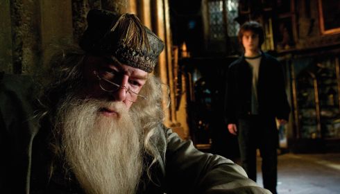 Michael Gambon und Daniel Radcliffe in «Harry Potter and the Goblet of Fire»