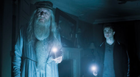 Michael Gambon und Daniel Radcliffe in «Harry Potter and the Half-Blood Prince»