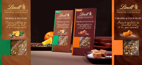 Passion Chocolat Caramel & Fleur de Sel und Passion Chocolat Orange & Pistache