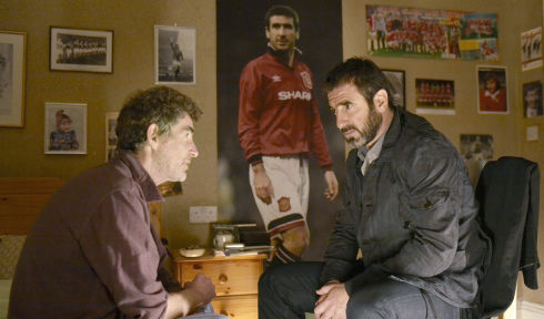 Steve Evets und Éric Cantona in «Looking for Eric»