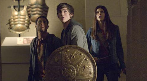 Brandon T. Jackson, Logan Lerman und Alexandra Daddario in «Percy Jackson & the Lightning Thief»